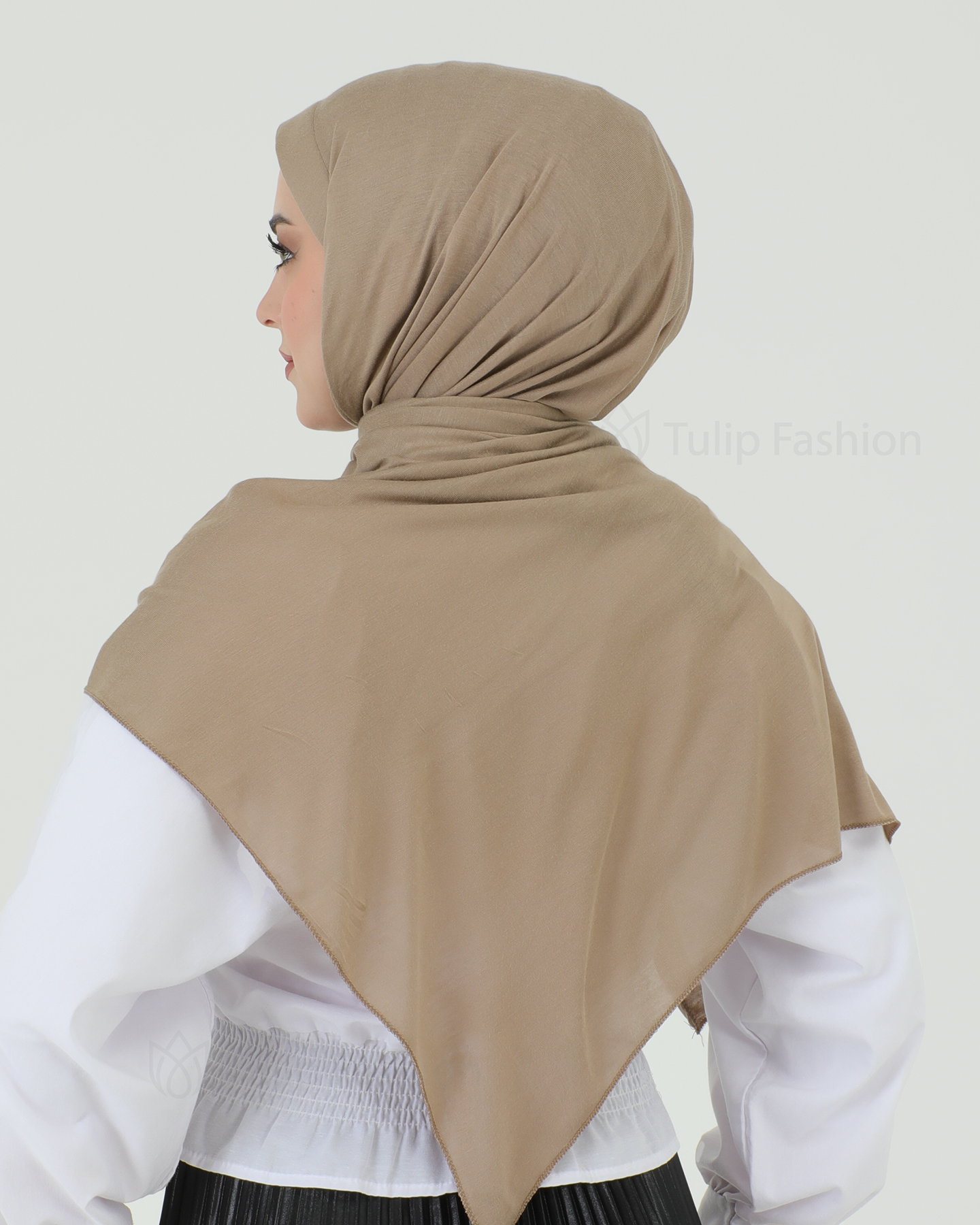 Hijab - Instant Jersey - Nude Beige - 4