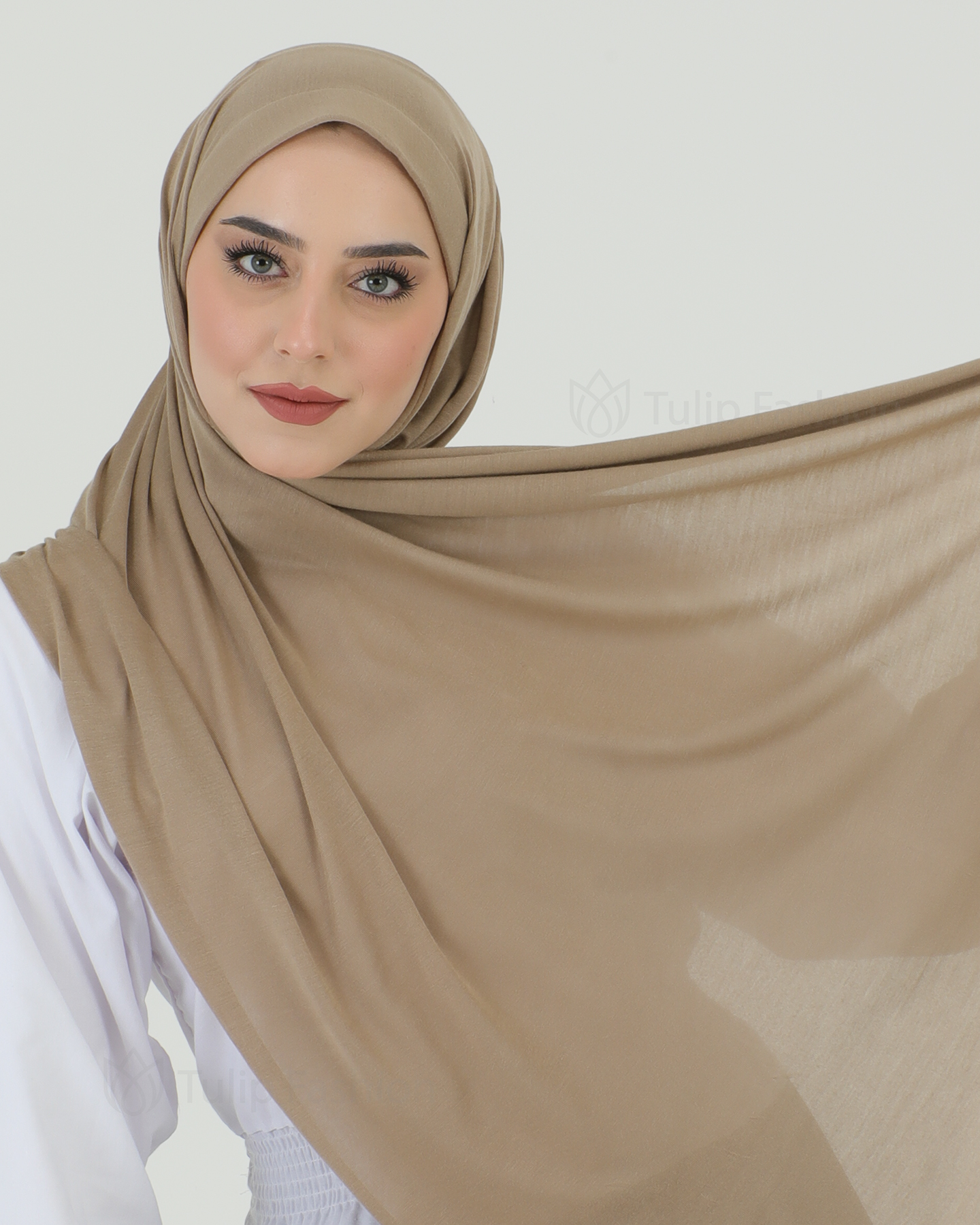 Hijab - Instant Jersey - Nude Beige - 3