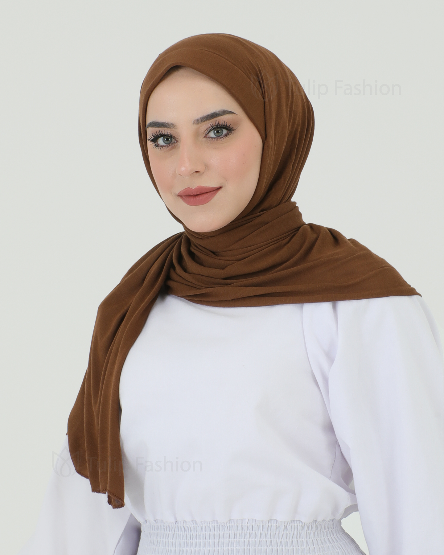 Hijab - Instant Jersey - Brown - 3