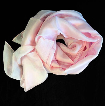 Ljust Rosa Sidenscarf Isa