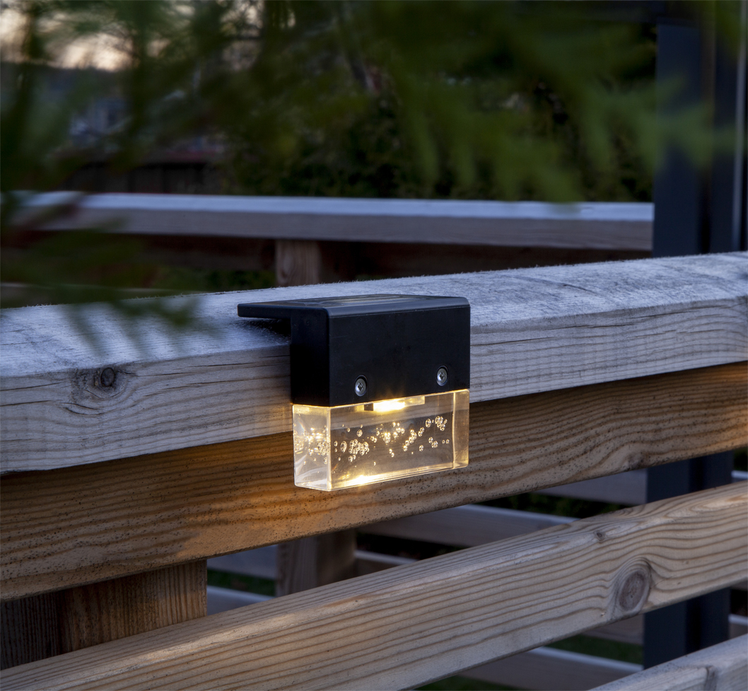 Wall lantern Solcell 4-pack Bubbly Fence - 3