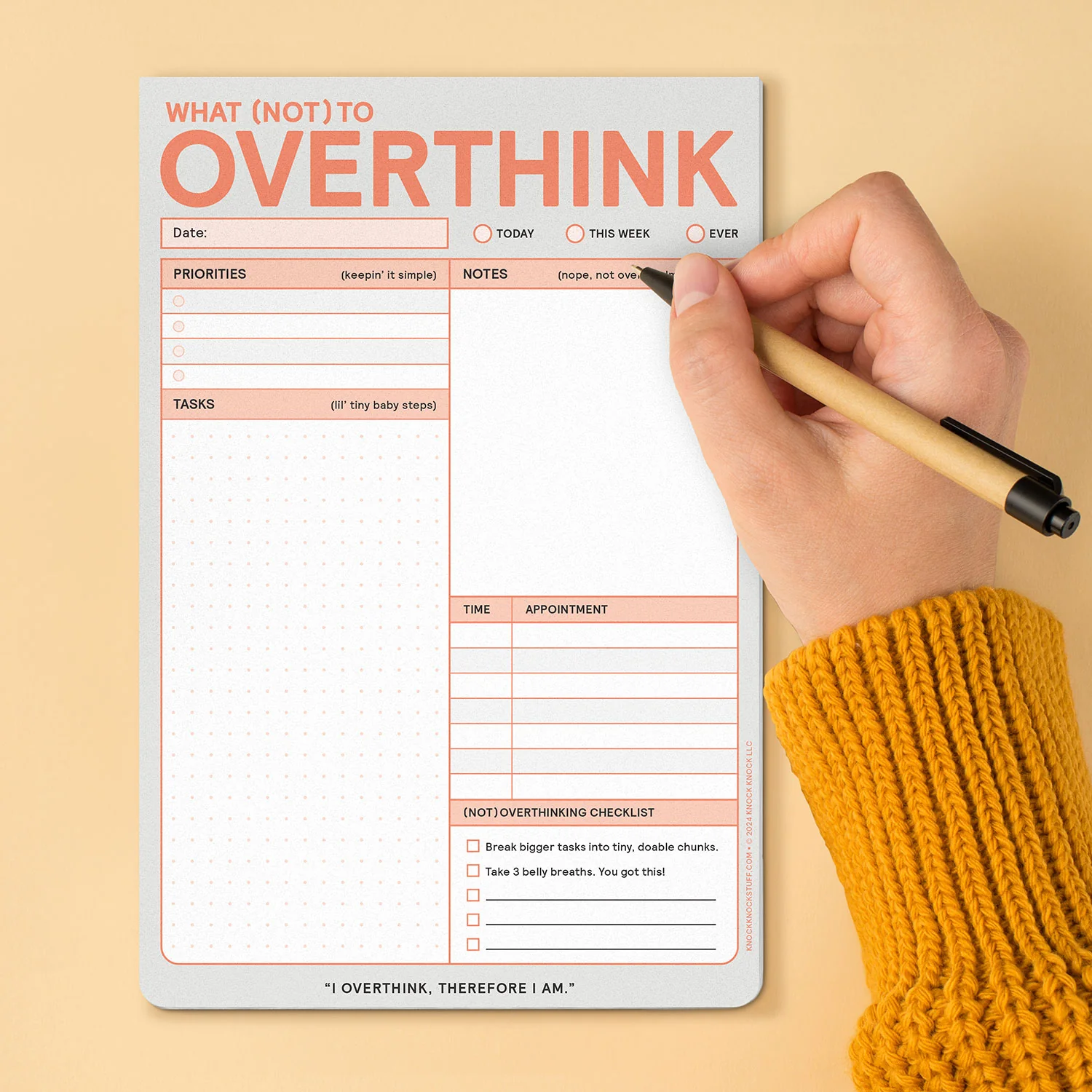 What (Not) to Overthink Pad (Pastel Version) - 5