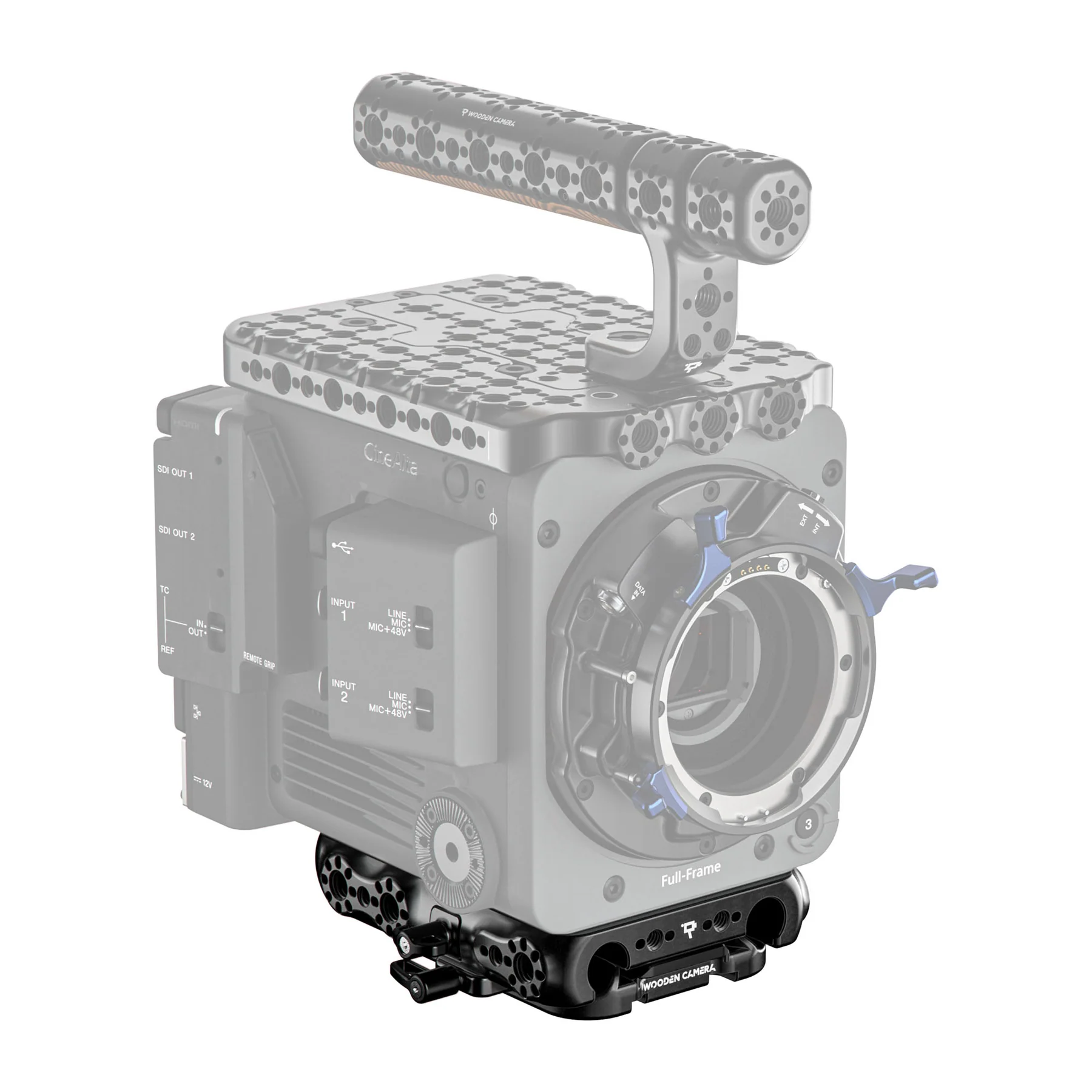 Wooden Camera Base Plate System for Sony BURANO - 2