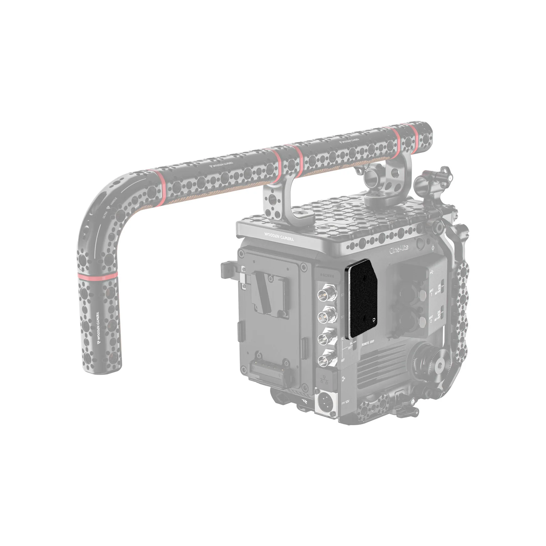 Wooden Camera Side Hook and Loop Plate (Sony BURANO)