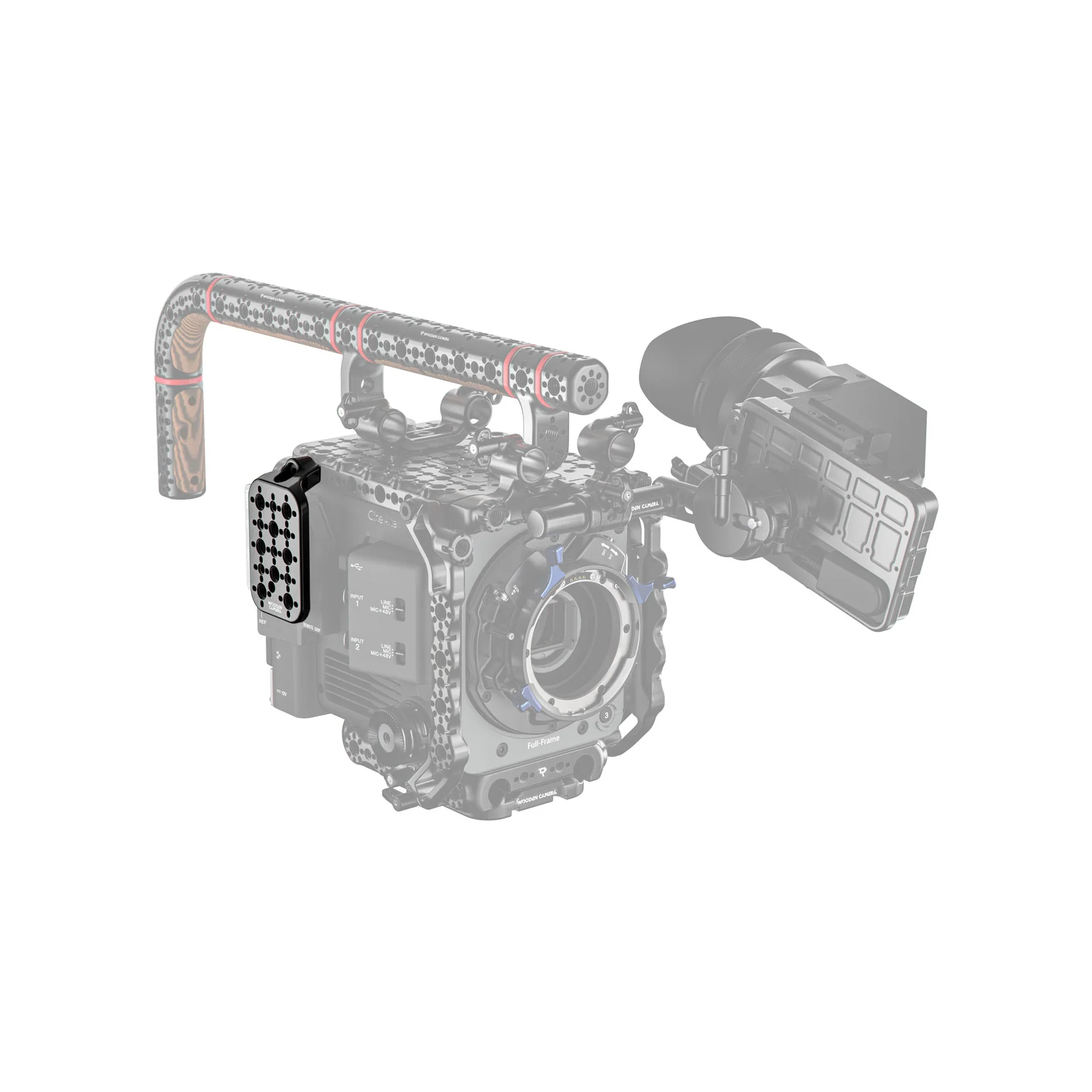 Wooden Camera Bolt-On Accessory Plate for SONY BURANO