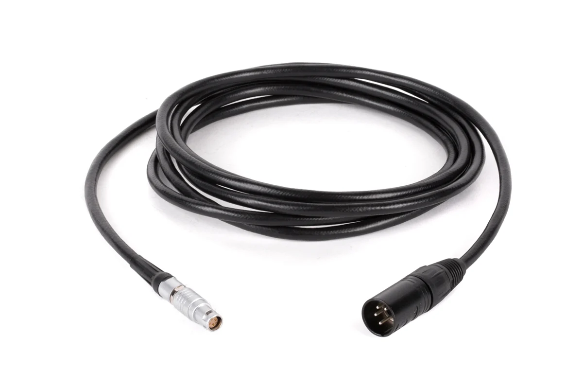 Wooden Camera 4pin XLR to RED DSMC1, DSMC2 (Straight, 120")