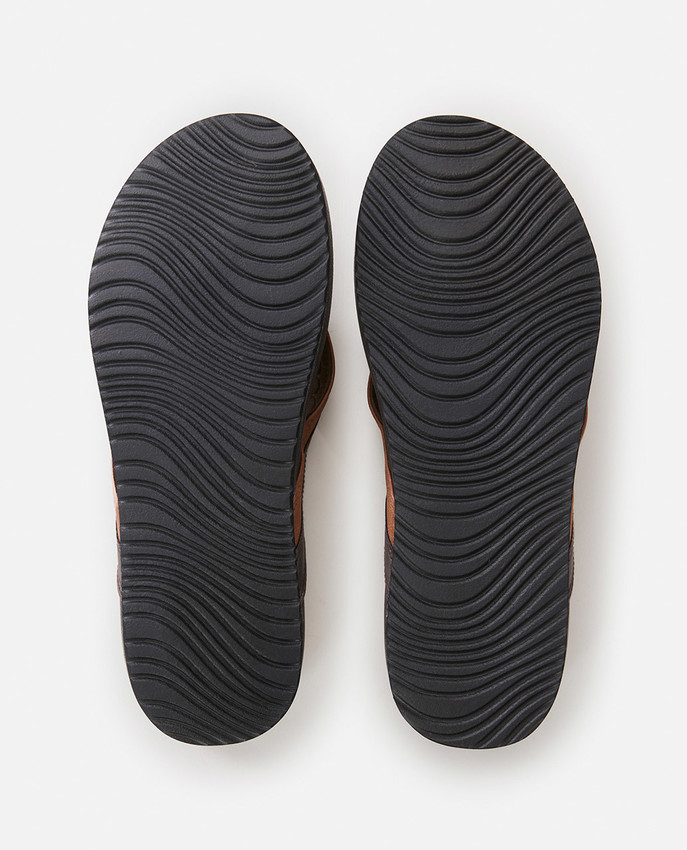 Rip Curl Soft Top Open Toe Brown/ Tan Flip-Flop - 3