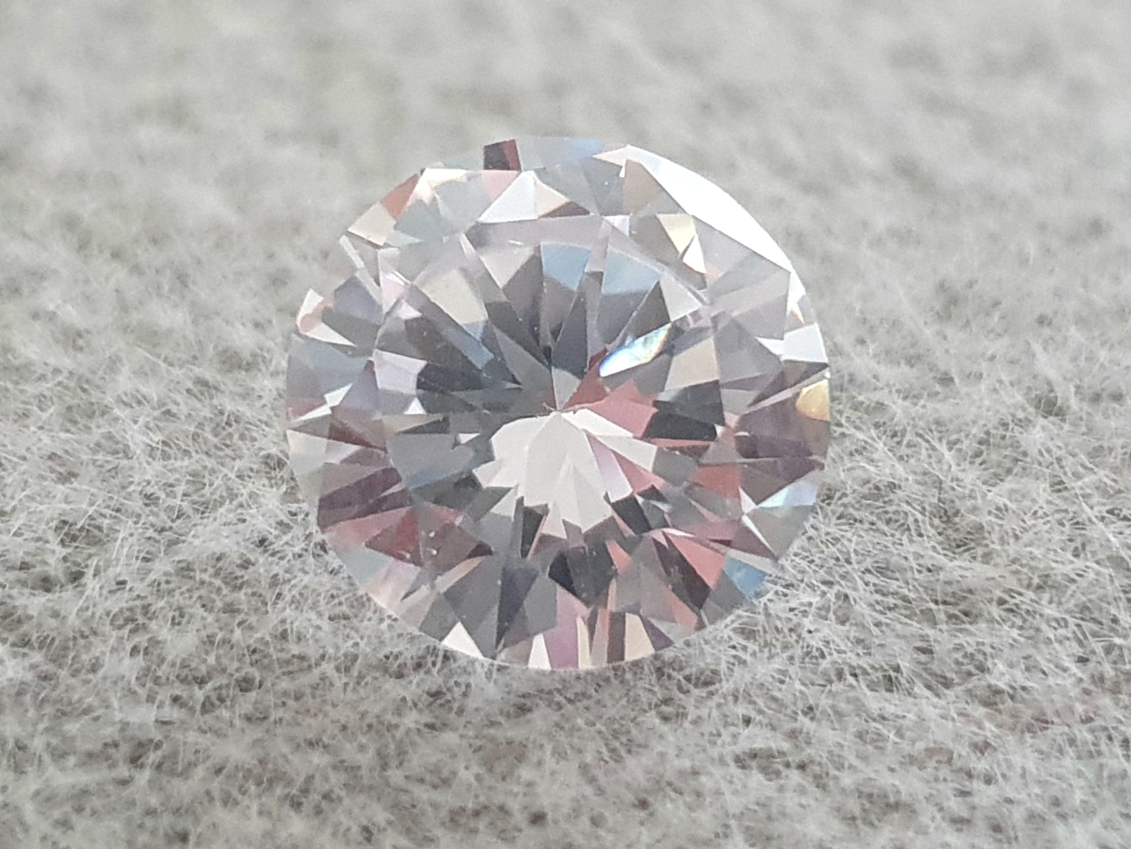 Cubic Zirkonia rund vit 10mm AA+ Styck - 3