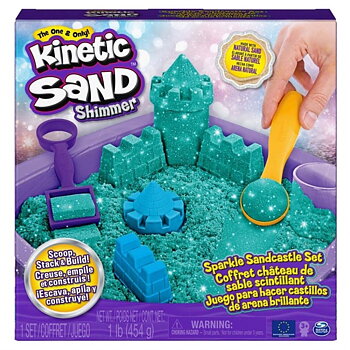 Kinetic Sand Sparkle Sandcastle Set - Turkos
