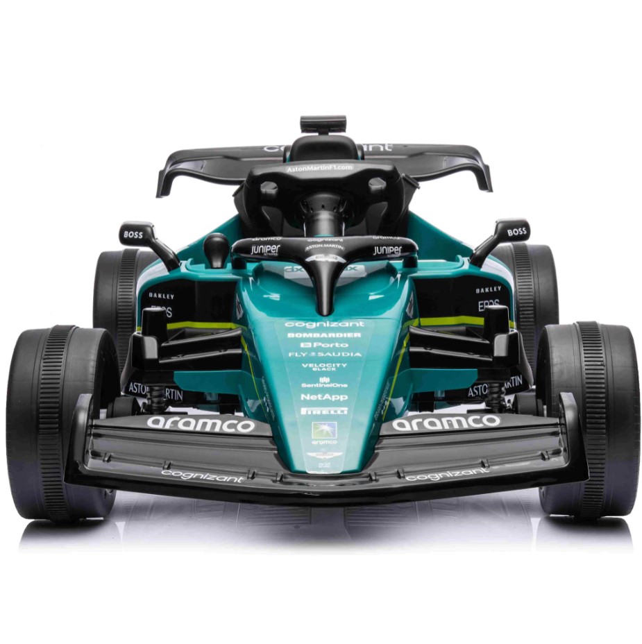F1 Aston Martin Elbil för barn | Fyrhjulsdrift