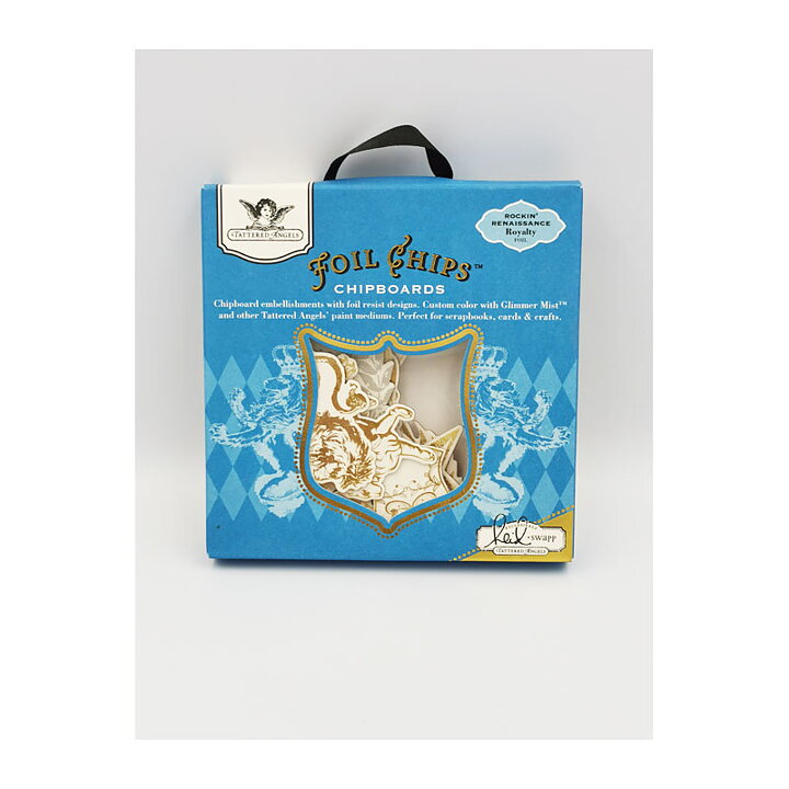 Tattered Angels Foil Chips - Rockin' Renaissance Royalty