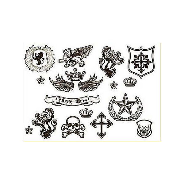 Tattered Angels Foil Chips - Rockin' Renaissance Royalty