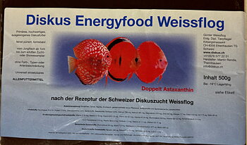 Diskus Energyfood Double Astaxantin Weissflog 500g