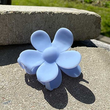 Annica Vallin - Hårklämma L Flower Sky