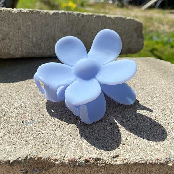 Annica Vallin - Hårklämma L Flower Sky - 5