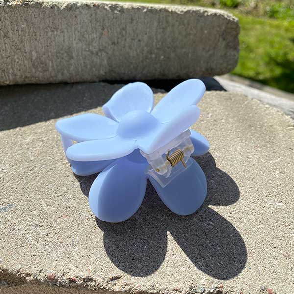 Annica Vallin - Hårklämma L Flower Sky - 4