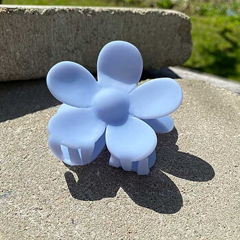 Annica Vallin - Hårklämma L Flower Sky
