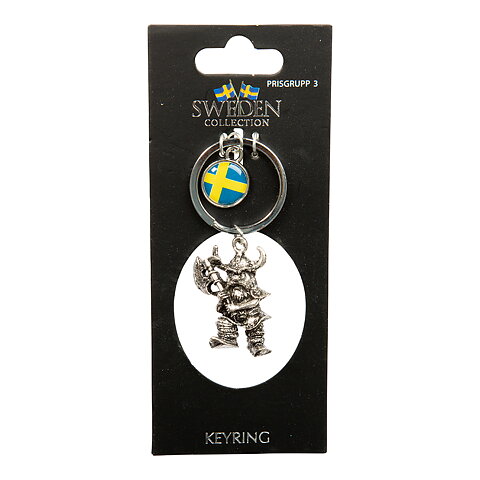KEYRING SVERIGE 3D VIKING AXE