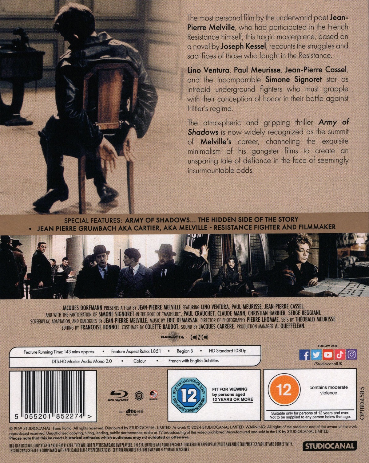 Army Of Shadows (ej svensk text) (Blu-ray) - 2
