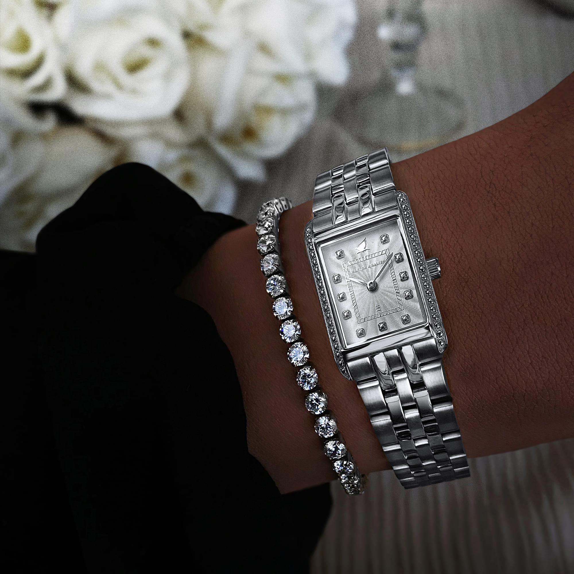 H&B Gala, Silver & White - 15