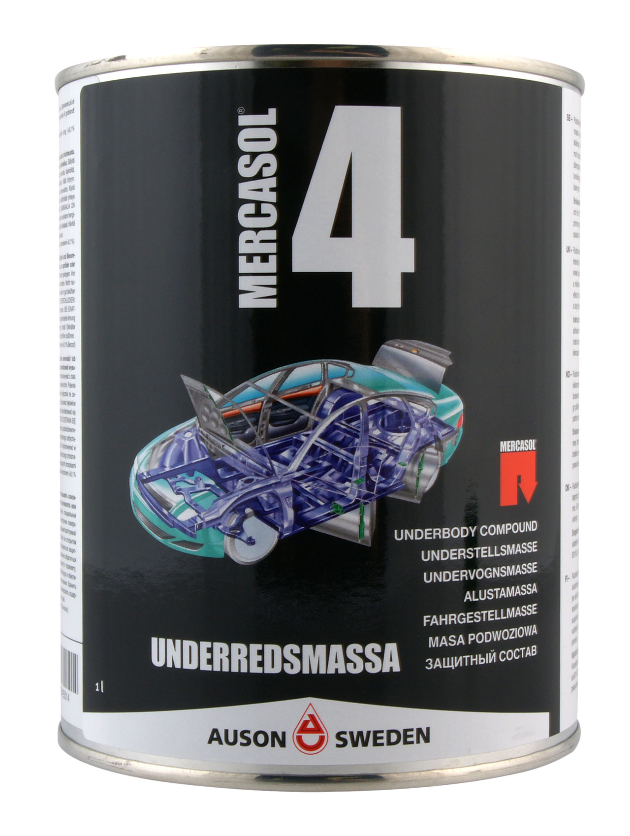 Rostskydd 4 underredsmassa 1 lit