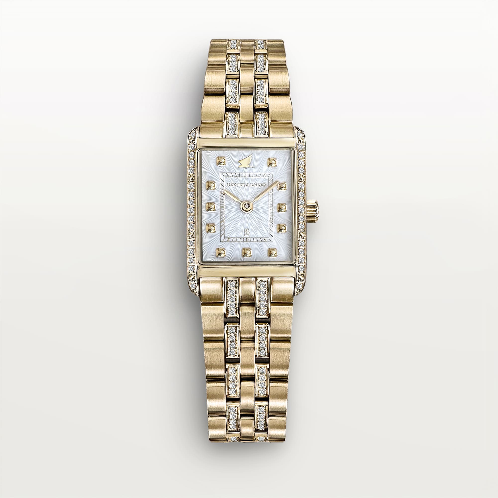 H&B Gala Duo Pavé, Gold & White