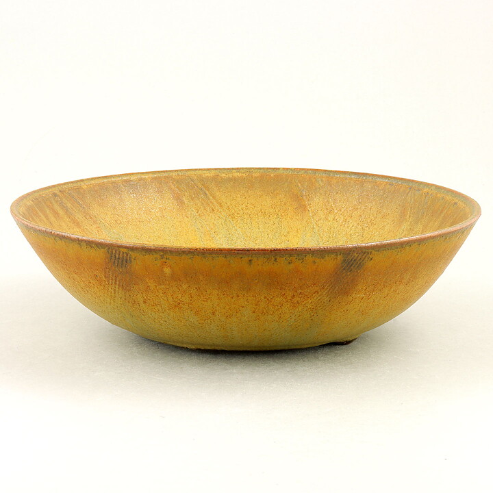 ヴィルヘルム・コーゲ  Farstaシリーズ  茶色の丸いボウル  (23cm)  1939年