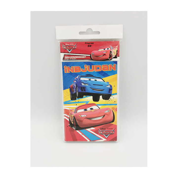 Invitation Cards - Disney Pixar Cars