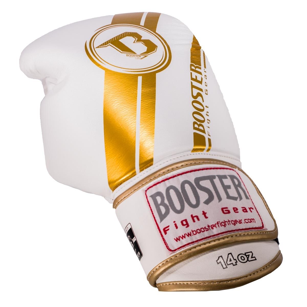 Booster Thaiboxhandske BGL-1-V3  Vit/Guld 10-16 oz - 4