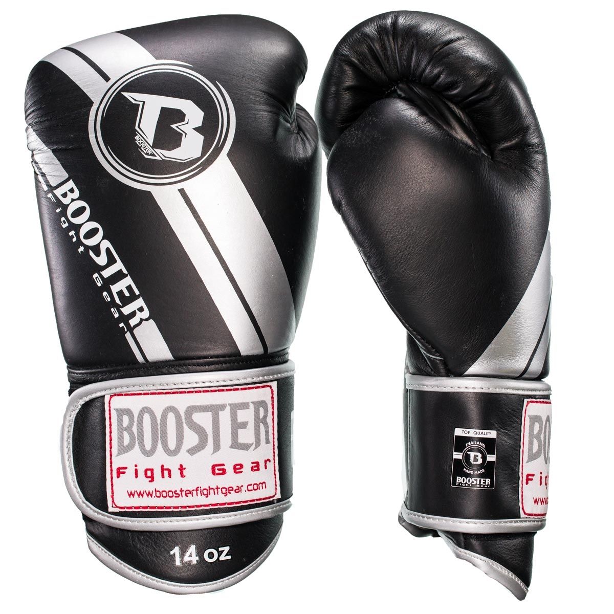 Booster Thaiboxglove BGL-1-V3 Black/Silver 10-16 oz - 2