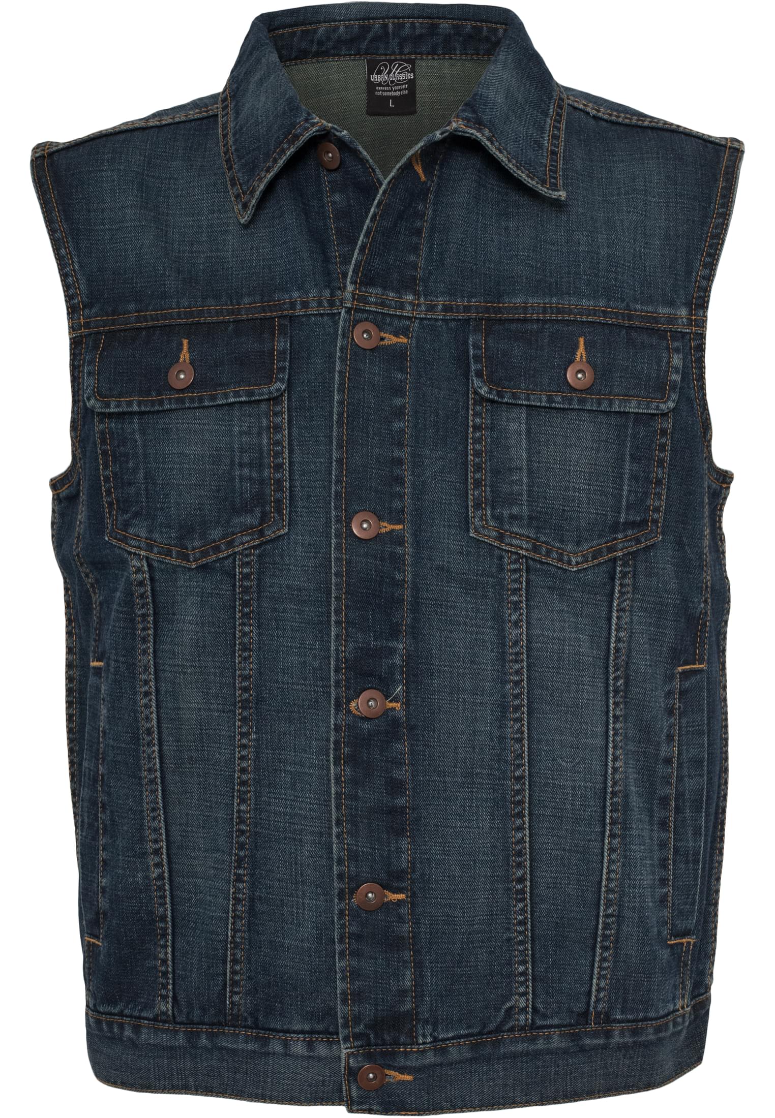 Denim Vest Urban Classic DenimBlue