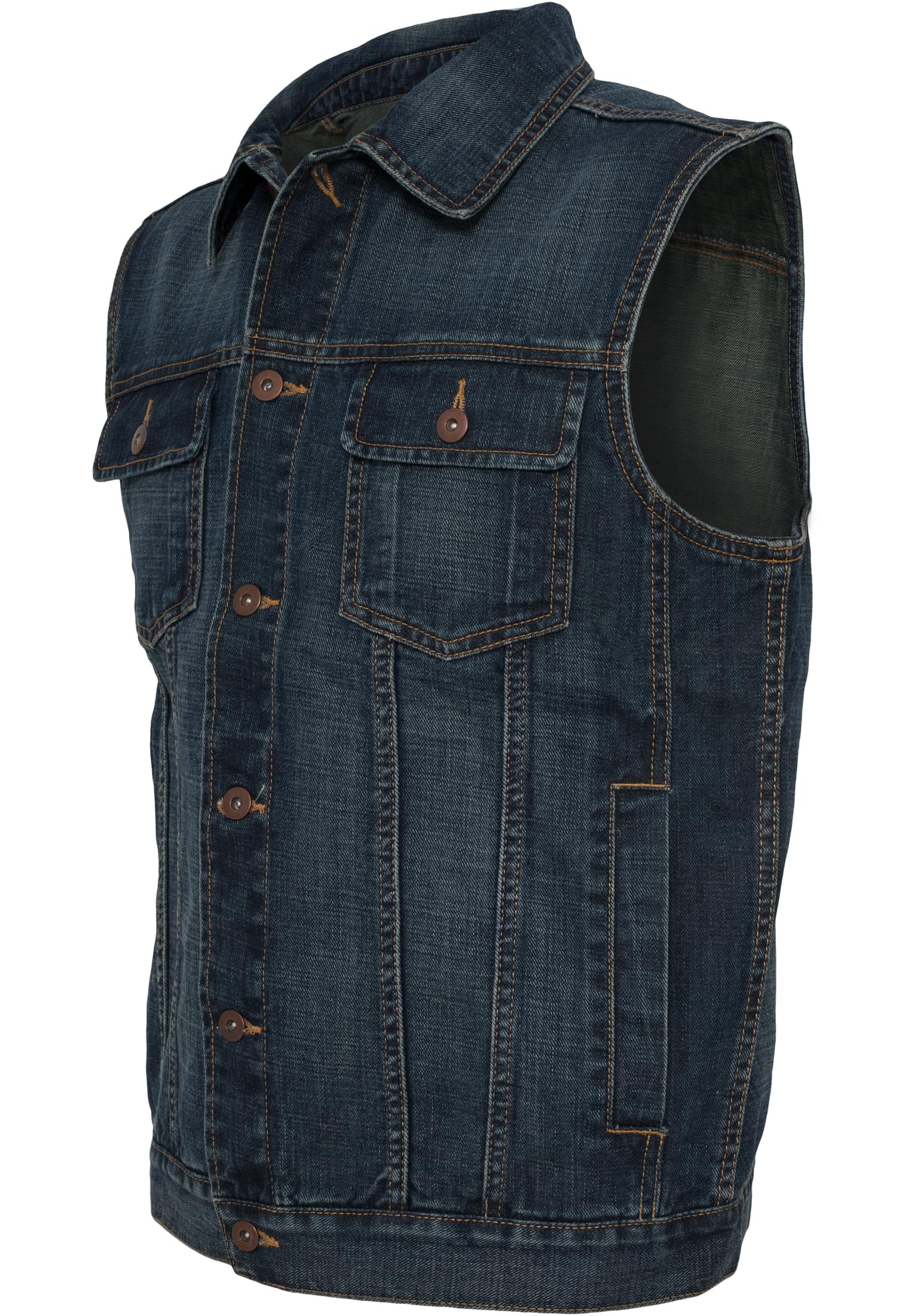 Denim Vest Urban Classic DenimBlue - 3