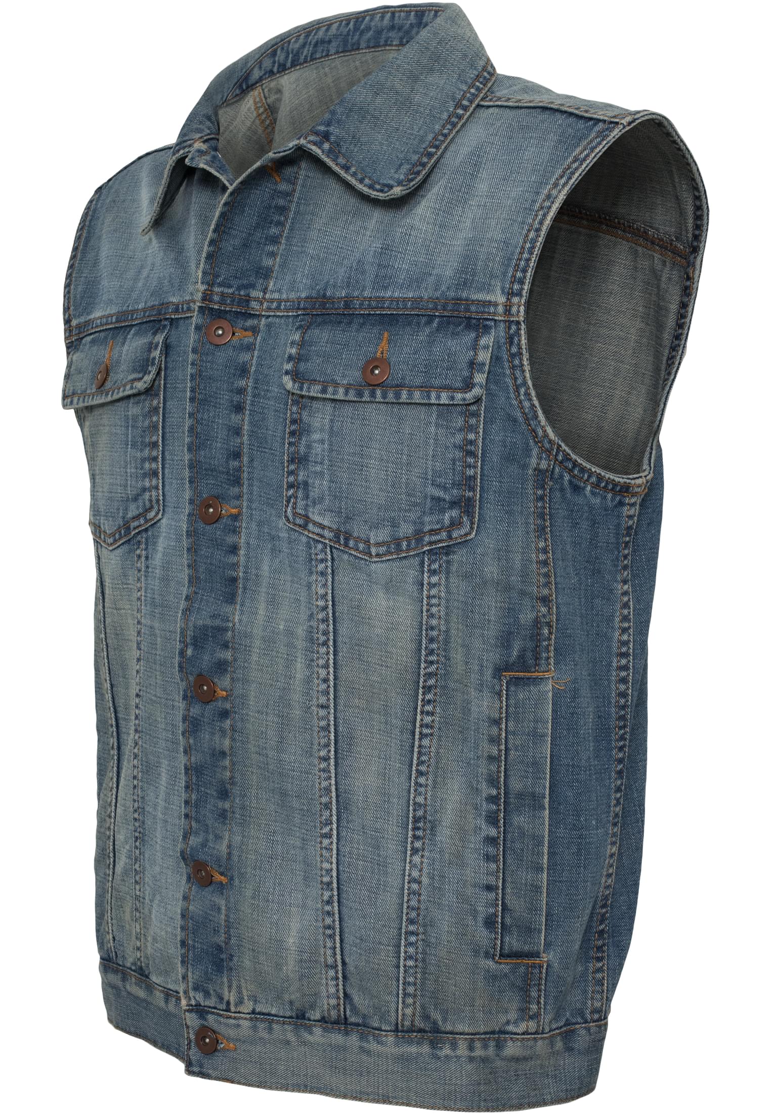 Denim Vest Urban Classic Light Blue - 3