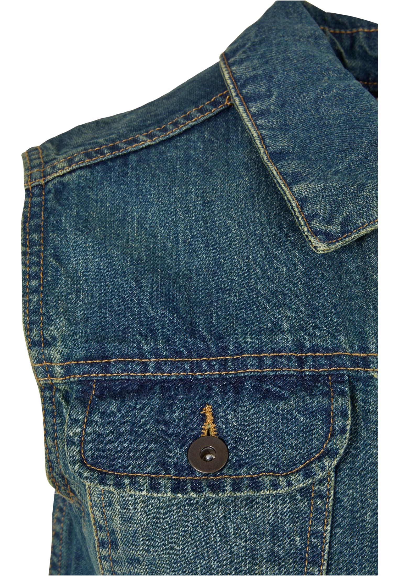 Denim Vest Urban Classic Light Blue - 5