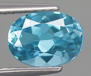 Piedra preciosa de topacio azul suizo natural de talla ovalada de alta calidad de 1,71 ct