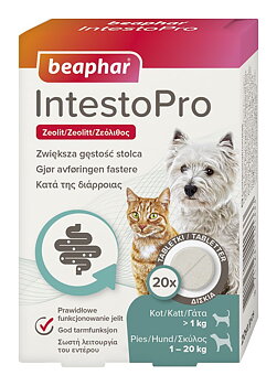 IntestoPro tablett hund katt <15kg, 20 tabl.