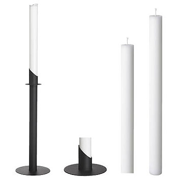 Cylinder candle 3,2 x 50cm 100% Stearin