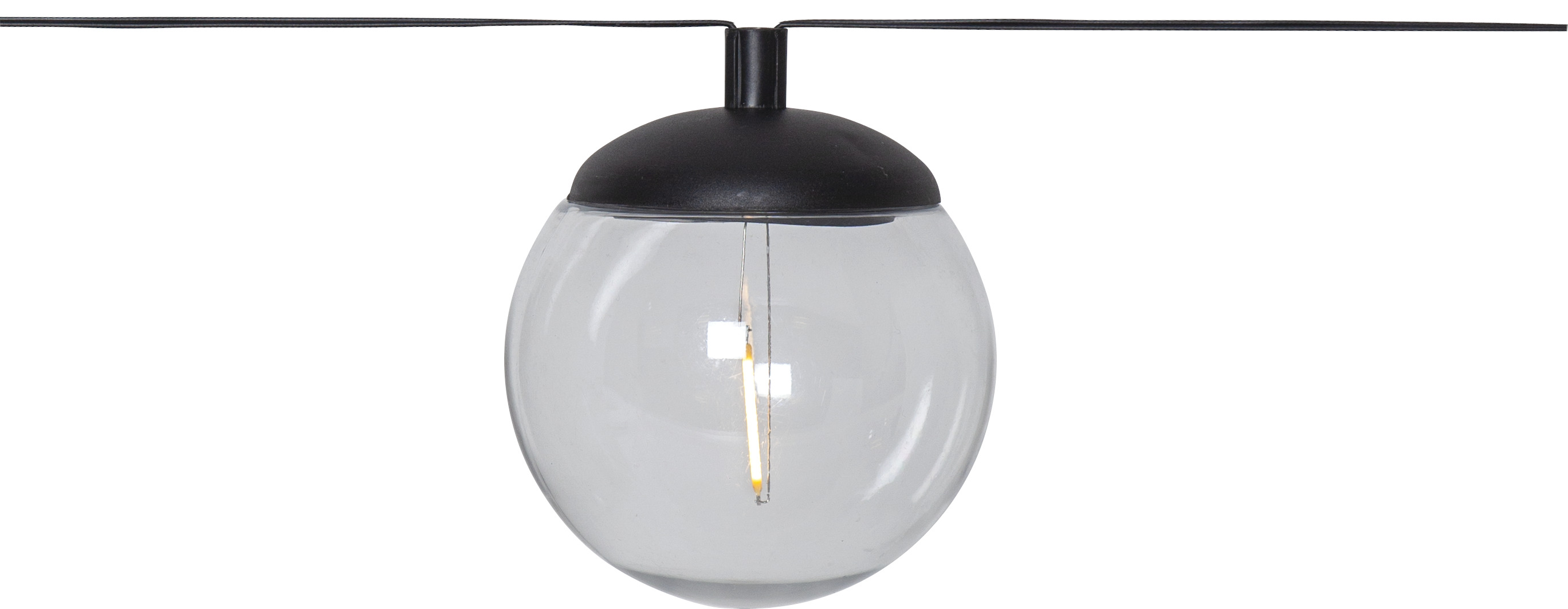 Ljusslinga Globe 210 cm. Solcells lampor. Solcellsslinga - 5