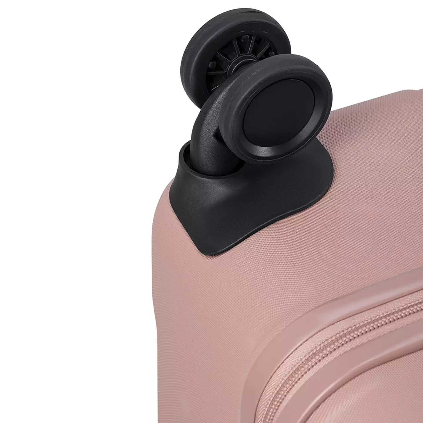 Dubbla hjul på resväska