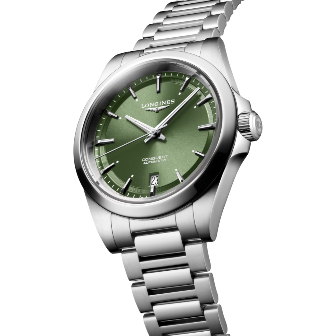 L3.720.4.02.6 Longines Conquest grön 38