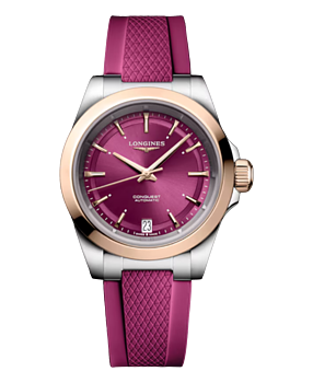 L3.430.5.98.9 Longines Conquest vinröd 34 