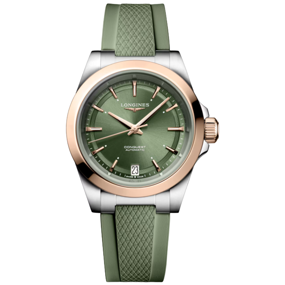 L3.430.5.02.9 Longines Conquest grön 34 