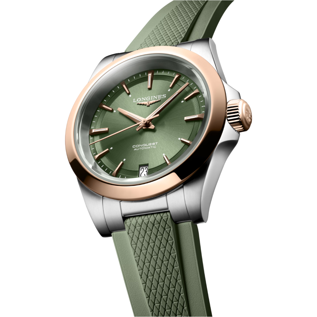 L3.430.5.02.9 Longines Conquest grön 34 