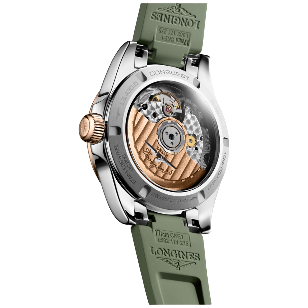L3.430.5.02.9 Longines Conquest grön 34 
