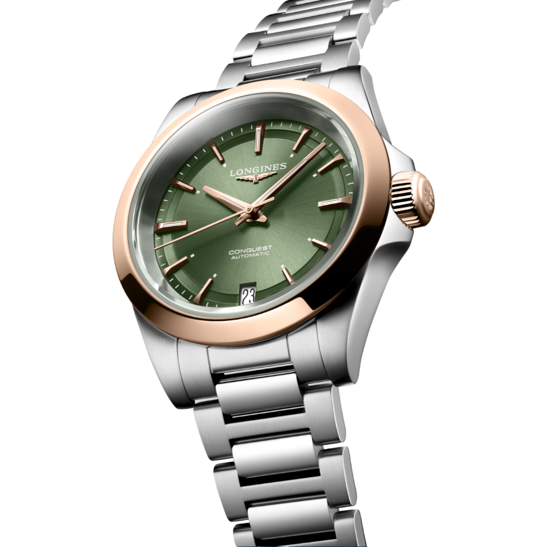 L3.430.5.02.6 Longines Conquest grön 34 