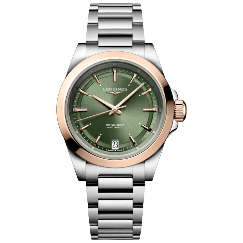 L3.430.5.02.6 Longines Conquest grön 34 