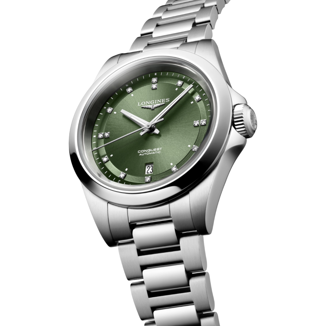 L3.320.4.07.6 Longines Conquest grön 30 