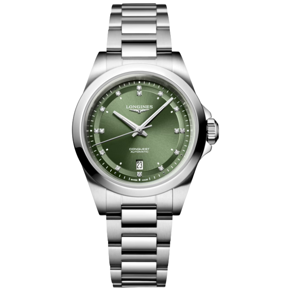 L3.320.4.07.6 Longines Conquest grön 30 
