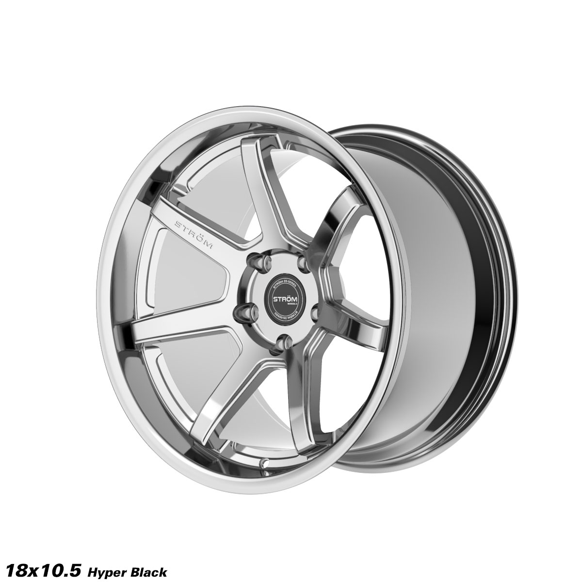 Ström Wheels DS-15 18x10,5 ET10 5x114,3 Light Hyper Black