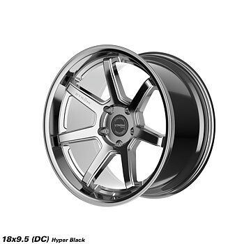 Ström Wheels DS-15 18x9,5 ET8 5x120 Light Hyper Black
